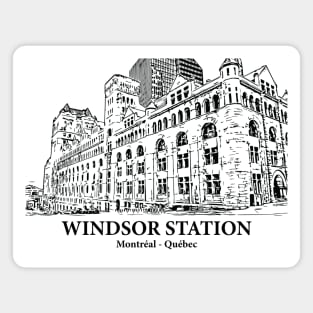 Windsor Station - Montréal QC Magnet